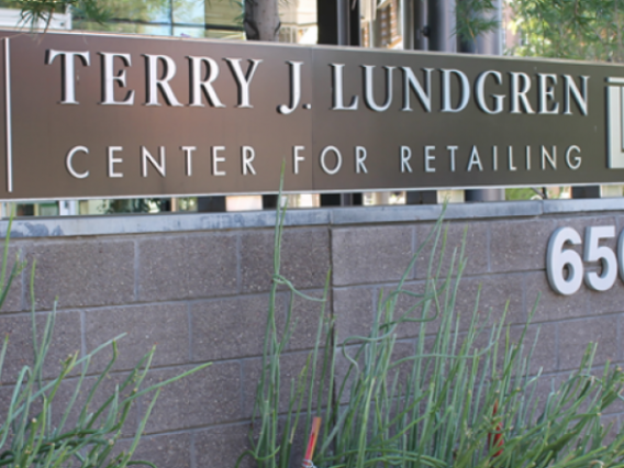 Terry J. Lundgren Center for Retailing building sign
